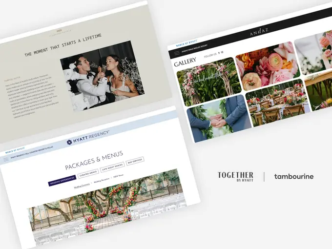 Tambourine & Hyatt Launch Hyatt Wedding Guide to Revolutionize Digital Wedding Planning