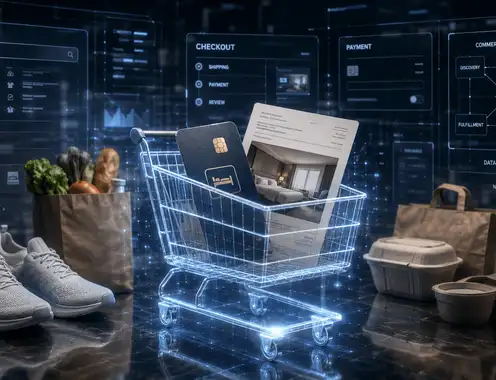 Hotels in the cart - Google just filed lodging under the same commerce rail as sneakers and groceries