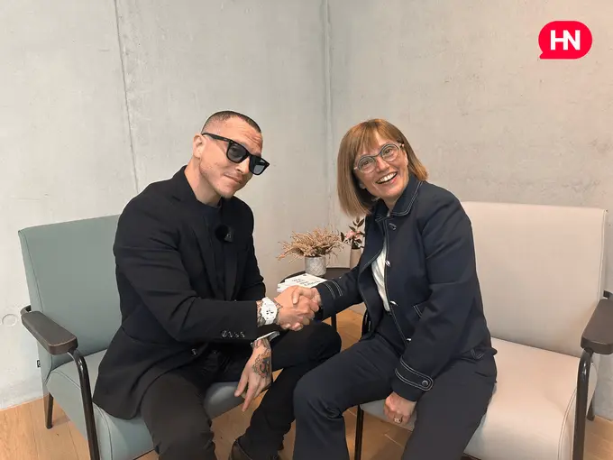 Simone Puorto and Laura Sileo Pavat (right)