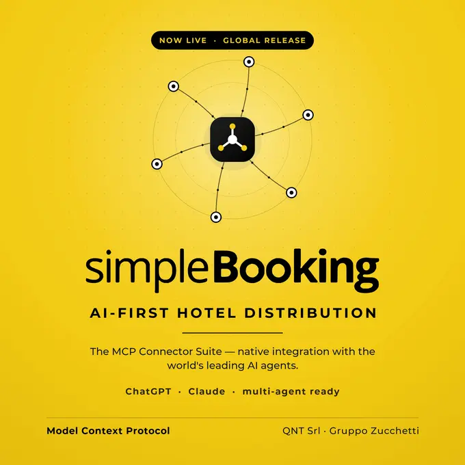 Simple Booking Accelerates AI Transformation of Hotel Distribution with Release of MCP Connectors