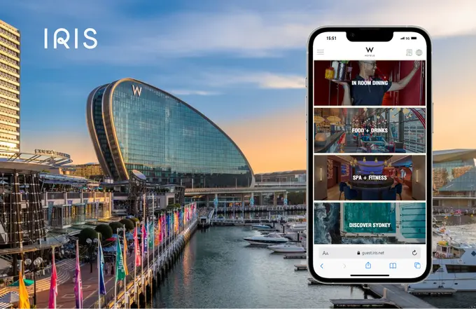 IRIS partners with W Sydney to enhance the guest stay with Mobile F&B Ordering and Guest Directory App