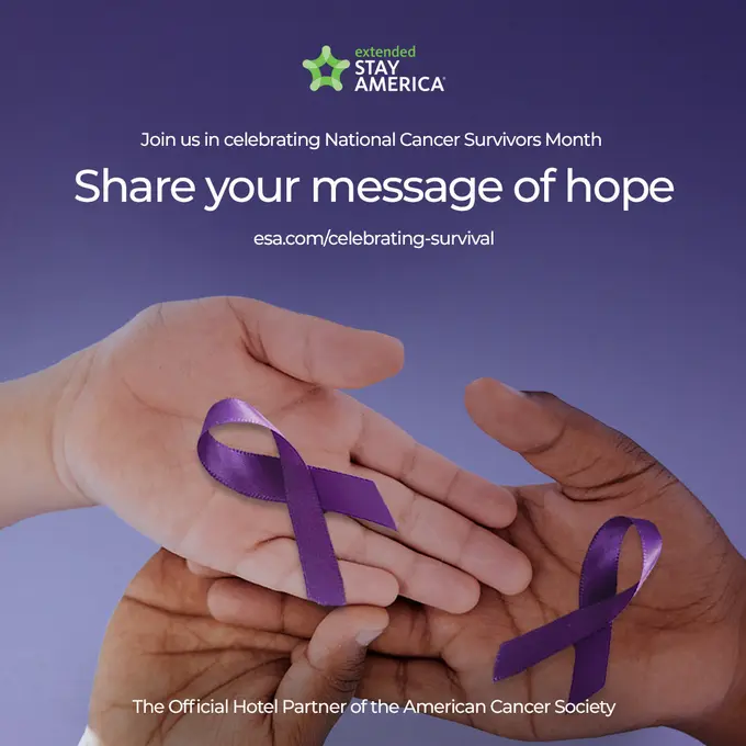 Extended Stay America Honors Cancer Survivors in June