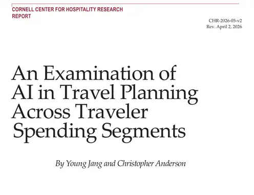 Not One Size Fits All: How Travelers Are Actually Using AI to Plan Trips — Cornell Research