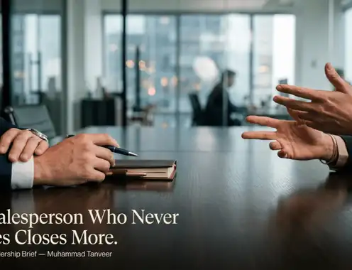 The Salesperson Who Never Pitches Closes More Than the One Who Does