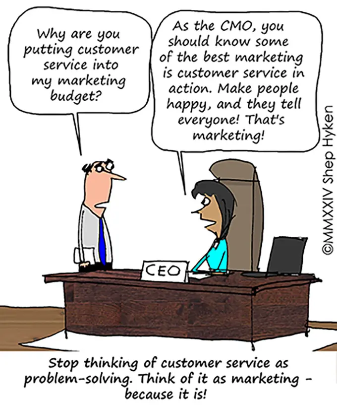 Why the Marketing Budget Should Include Customer Service Training