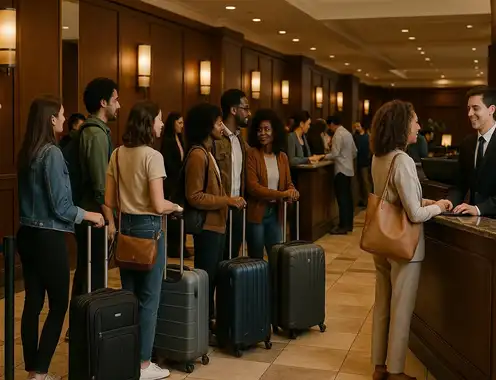 How hotels can beat the front desk queue problem