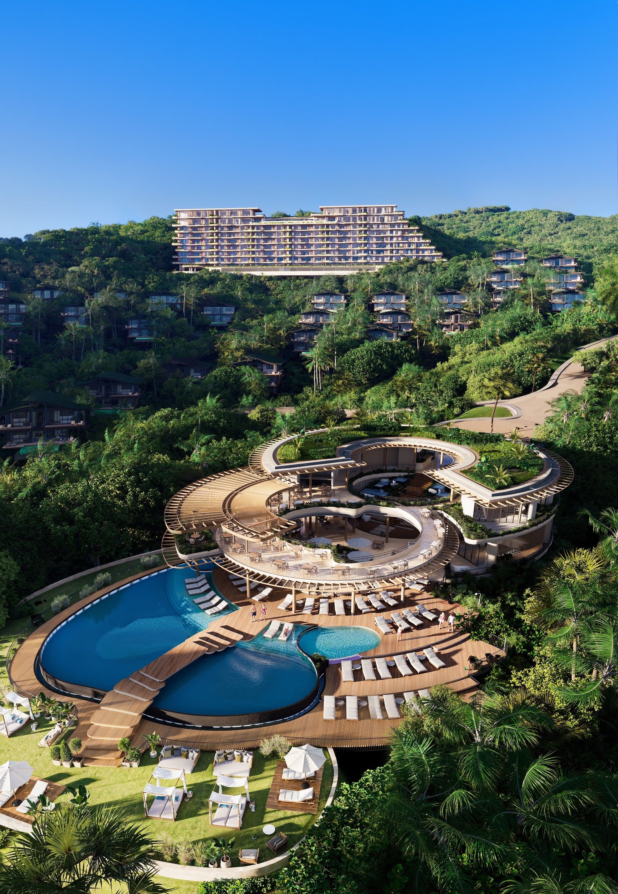 Marave Manuel Antonio Lxr Hotels Resorts Beach Club Aerial Rendering