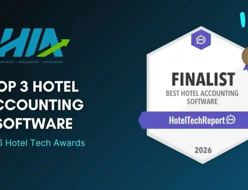 HIA Named Top 3 Hotel Accounting Software in 2026 Hotel Tech Awards!