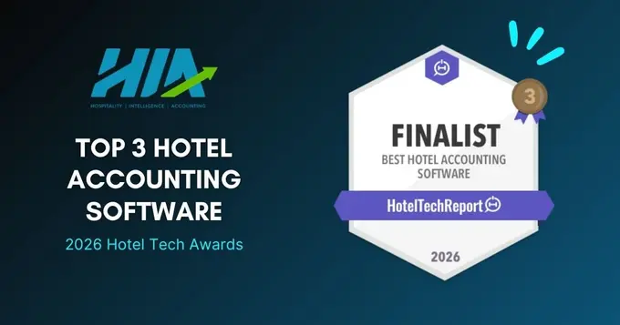 HIA Named Top 3 Hotel Accounting Software in 2026 Hotel Tech Awards!