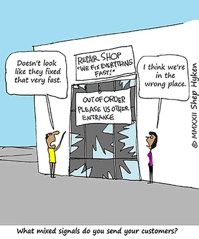 What Mixed Signals Do You Send Your Customers?