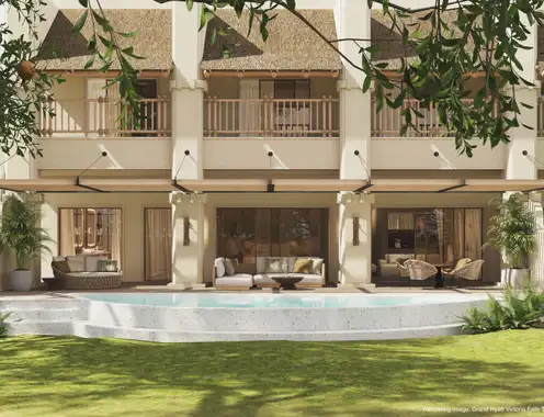 Rendering   Grand Hyatt Victoria Falls the Kingdom, 3 Bay Suite Outdoor View