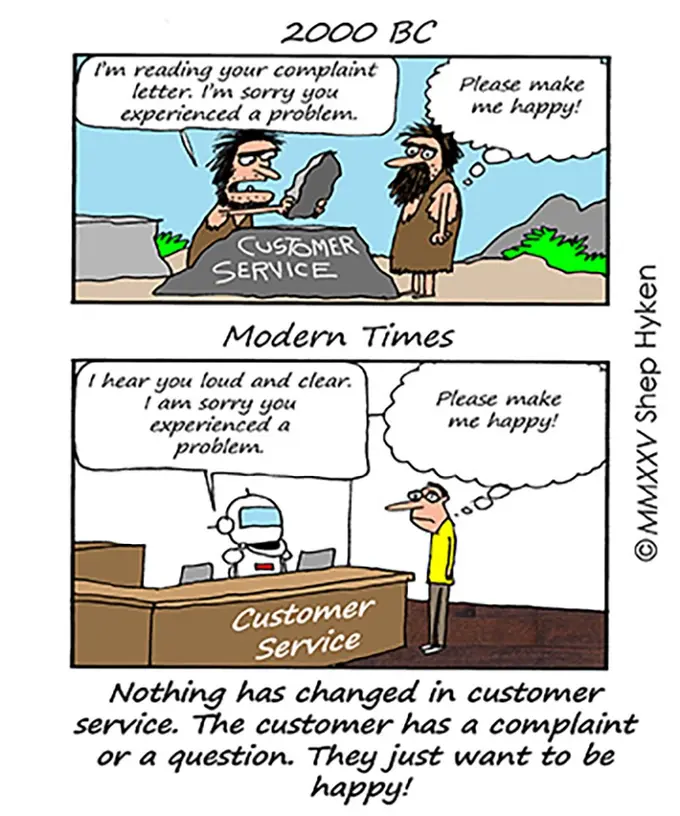 Nothing Has Changed in Customer Service