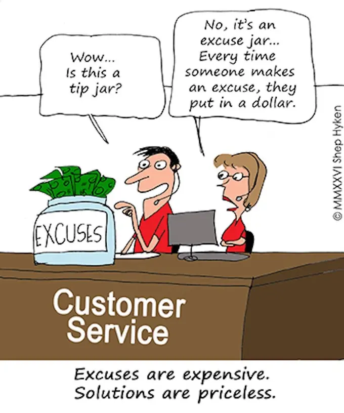 The Customer Service No Excuse Challenge