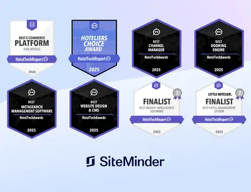 SiteMinder Dominates at 2025 HotelTechAwards with Continued Leadership in eCommerce
