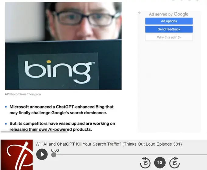 Will AI and ChatGPT Kill Your Search Traffic?