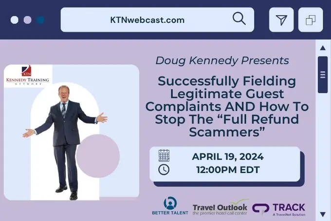 Successfully Fielding Legitimate Guest Complaints AND How To Stop The
