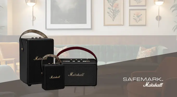 Safemark Expands Marshall Portable Speaker Lineup for Hotels