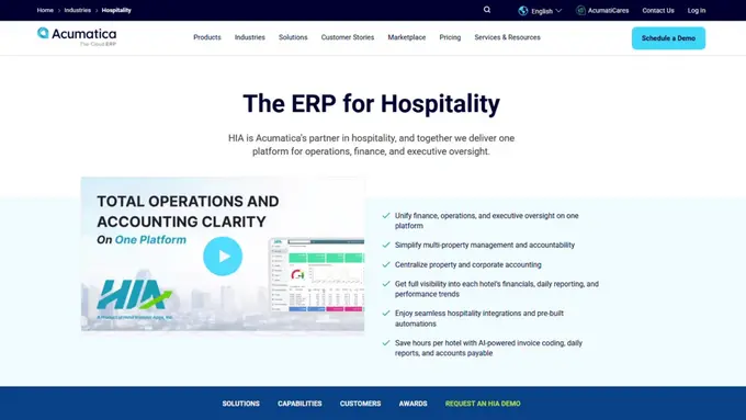 HIA Named Acumatica's Official Hospitality Partner, Cementing Its Position as the Definitive ERP Solution for the Hotel Industry