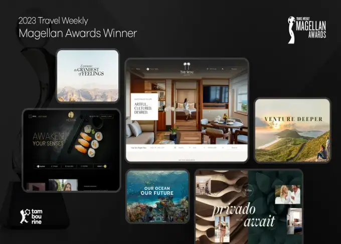 Tambourine Honored To Receive Multiple Travel Weekly Magellen Awards