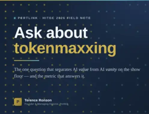 Going to #HITEC? Ask about Tokenmaxxing!