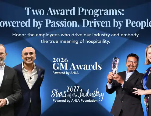 AHLA & AHLA Foundation Now Accepting Nominations for Hotel Industry Awards