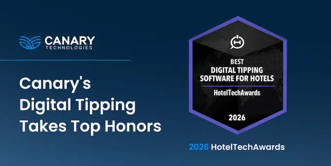 Canary Technologies Named Best Digital Tipping Solution in 2026 HotelTechAwards