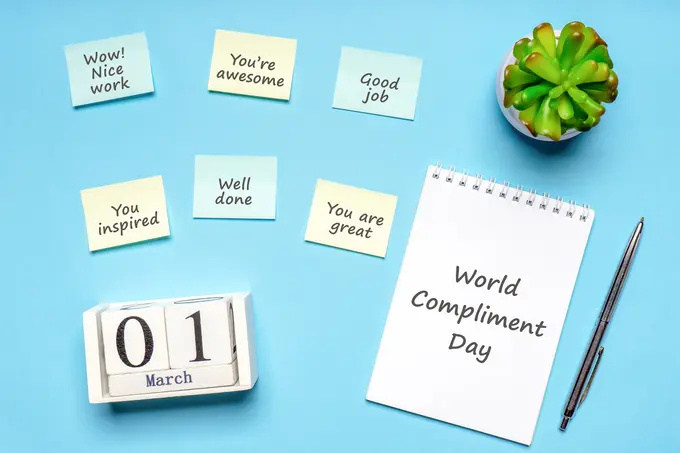 March 1st: World Compliment Day