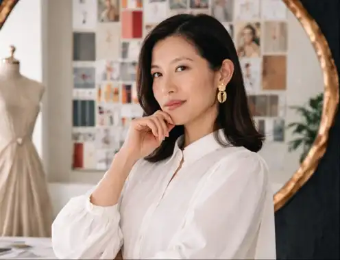 Drape & Stitch founder and creative director Mia Liu