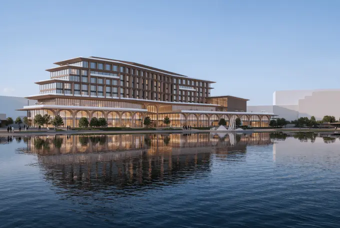 Rendering of the Curio Collection by Hilton hotel in Nanjing Xianlin ......