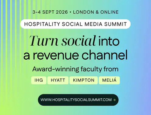 Hotel social moves into the boardroom: Hospitality Social Media Summit brings a two-day commercial programme to London this September