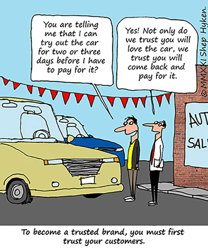 How Much Do You Trust Your Customers?