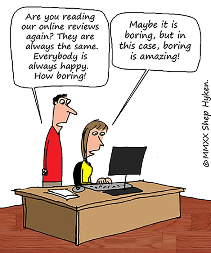 A Boring Customer Service Experience