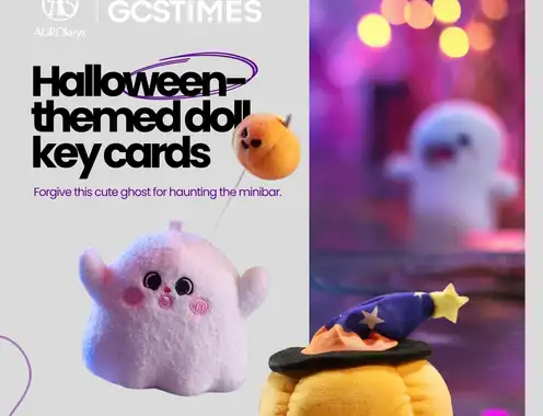 GCSTIMES Halloween-themed doll key cards, where technology meets trick-or-treat fun.