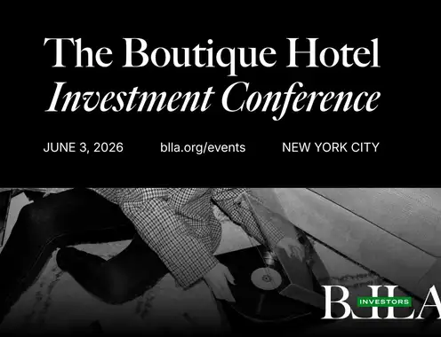 BLLA Unveils a Defining AI Main Stage Panel at the 2026 Boutique Hotel Investment Conference