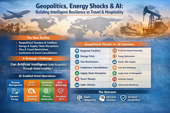 Geopolitics, Energy Shocks, and AI