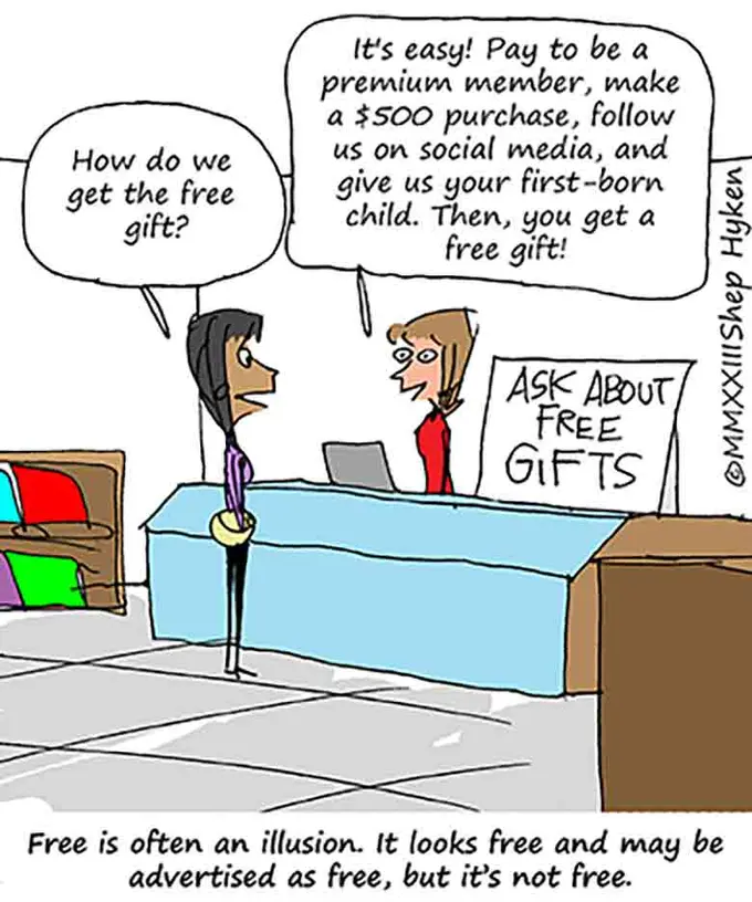 Nothing Is Free, Even Free Shipping