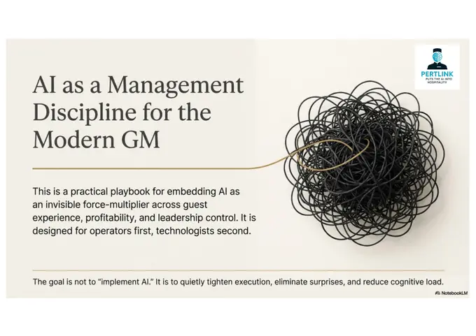 The Modern Hotel General Manager AI Playbook and Toolkit