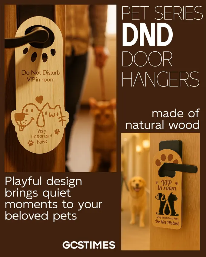 Wooden DND door hangers