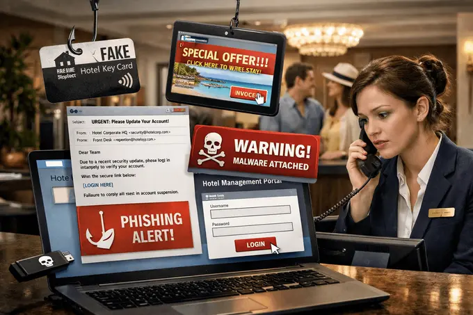 Hospitality sector sees spike in phishing activity: how hotel owners can protect their businesses