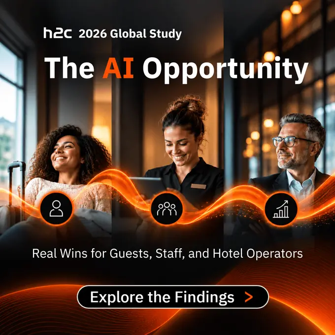 New h2c Study: AI Adoption Is Widespread Among Hotel Chains, but Enterprise Readiness Remains Limited