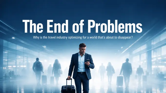 The End of Problems: Why is the Travel Industry Optimizing for a World That's About to Disappear?