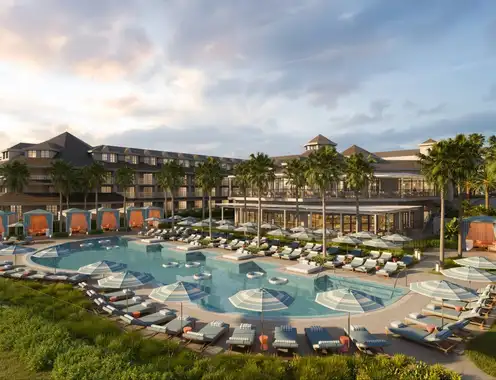 The Ocean Cliffs, a Jw Marriott Resort   Pool, Evening