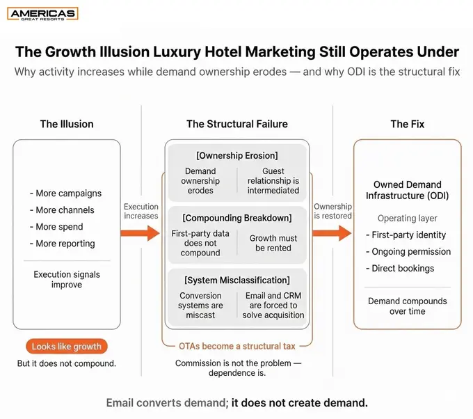 The Growth Illusion Luxury Hotel Marketing Still Operates Under