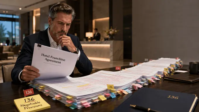 You Think a Hotel Franchise Agreement Has Just a Few Things Worth Negotiating? You are wrong- it has 136 negotiable provisions!