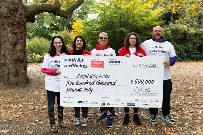Walk for Wellbeing reaches half a million milestone to support UK Hospitality