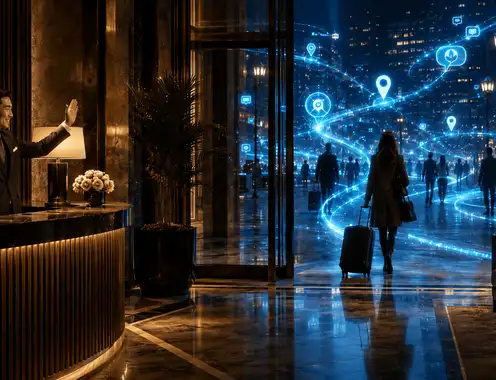 Hotel chains built AI for the traveler who comes to them first. That traveler is leaving