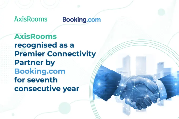 AxisRooms recognised as a Premier Connectivity Partner by Booking.com for seventh consecutive year