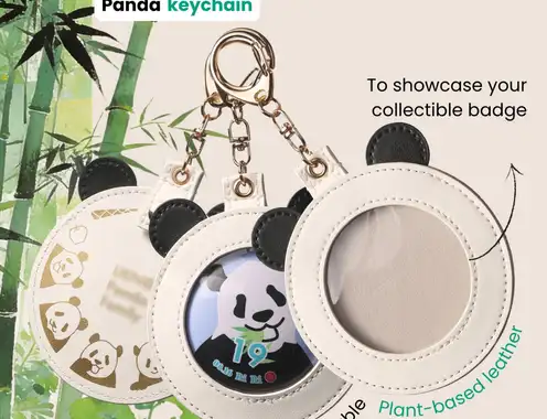 Spin Into Memory: Meet GCSTIMES Panda Keychain