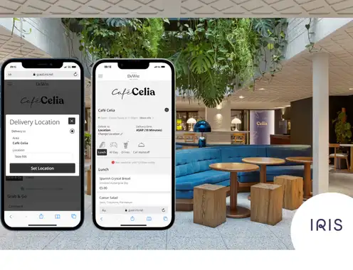 Kimpton De Witt partners with IRIS to provide guests with a self-serve, mobile F&B ordering experience
