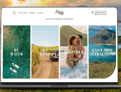 Tambourine Unveils Captivating New Website for St. Kitts Tourism Authority